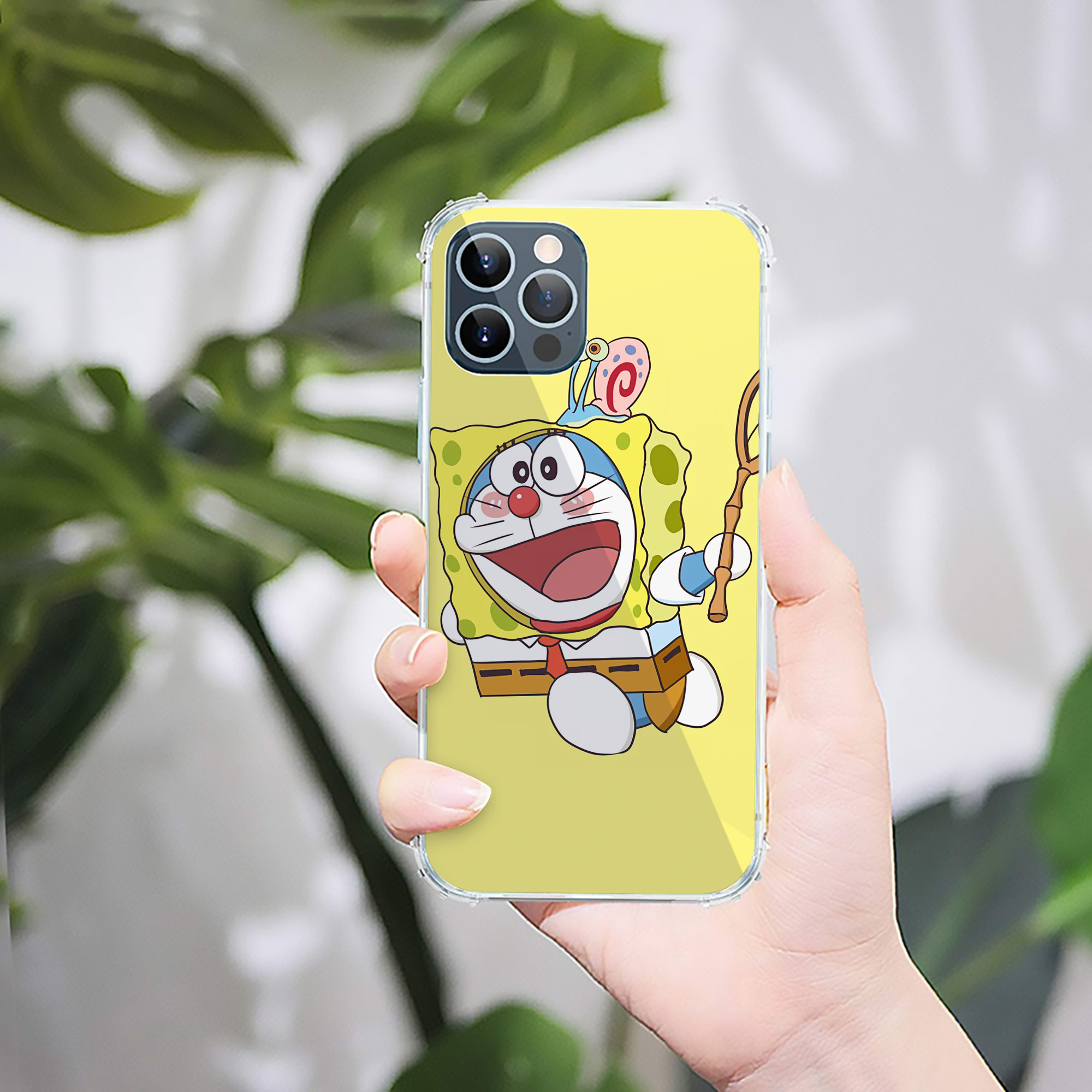 （画像用） ドラえもん Doraemon 【iPhone 12シリーズ対応】透明スマホケース（クリアソフトケース）